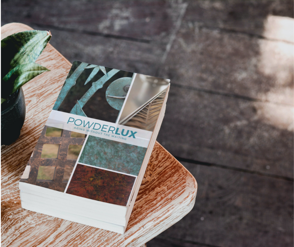 PPC Book (Facebook Post) Patina powder coat sample book offer